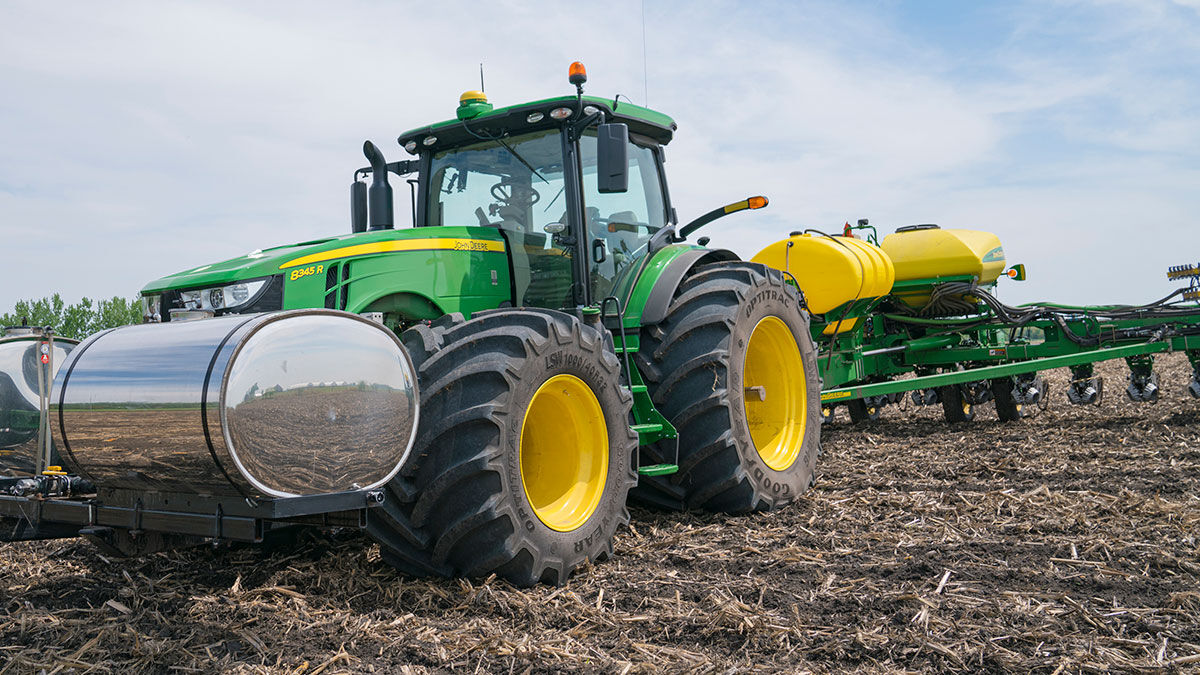 John Deere proper tires